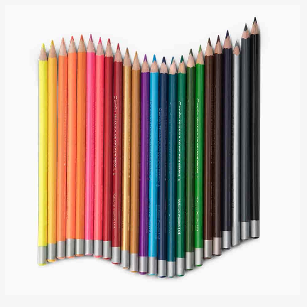 Camlin Premium Triangular Colour Pencils 24 Shades