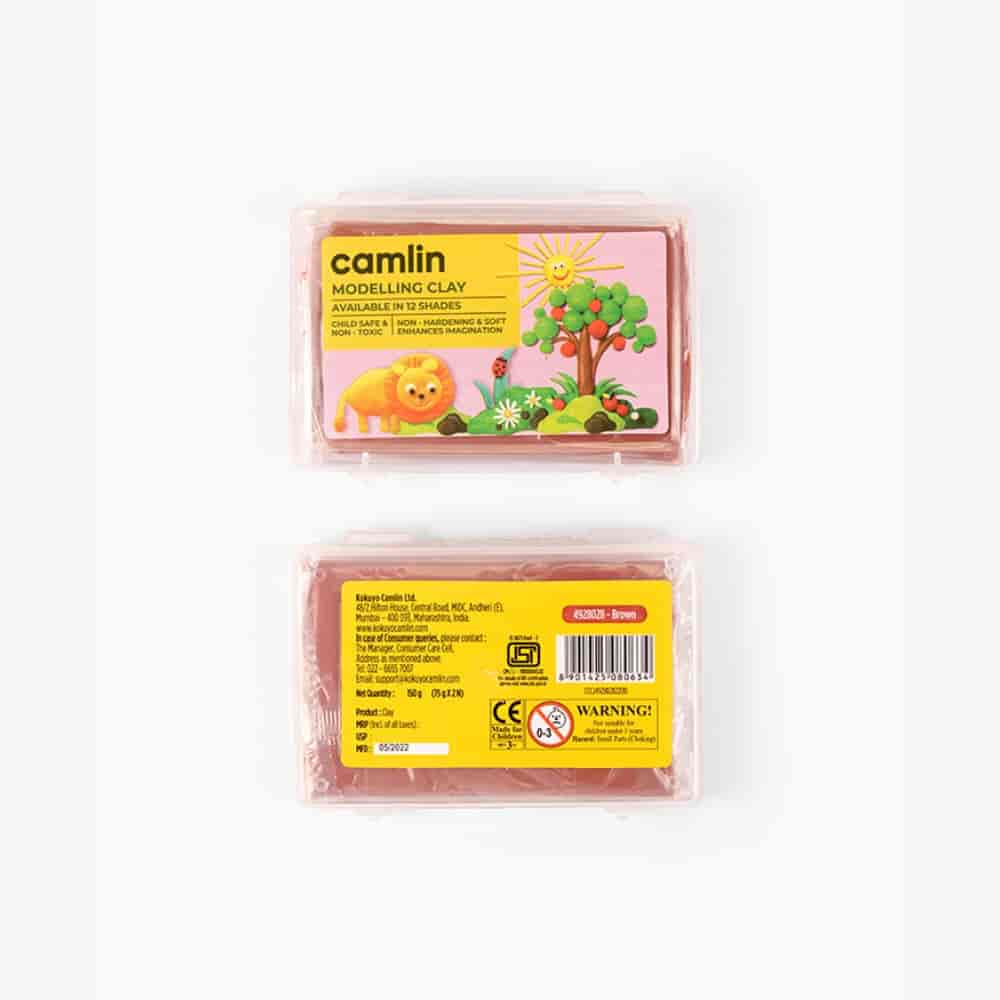 Camlin Modelling Clay 150 g Brown