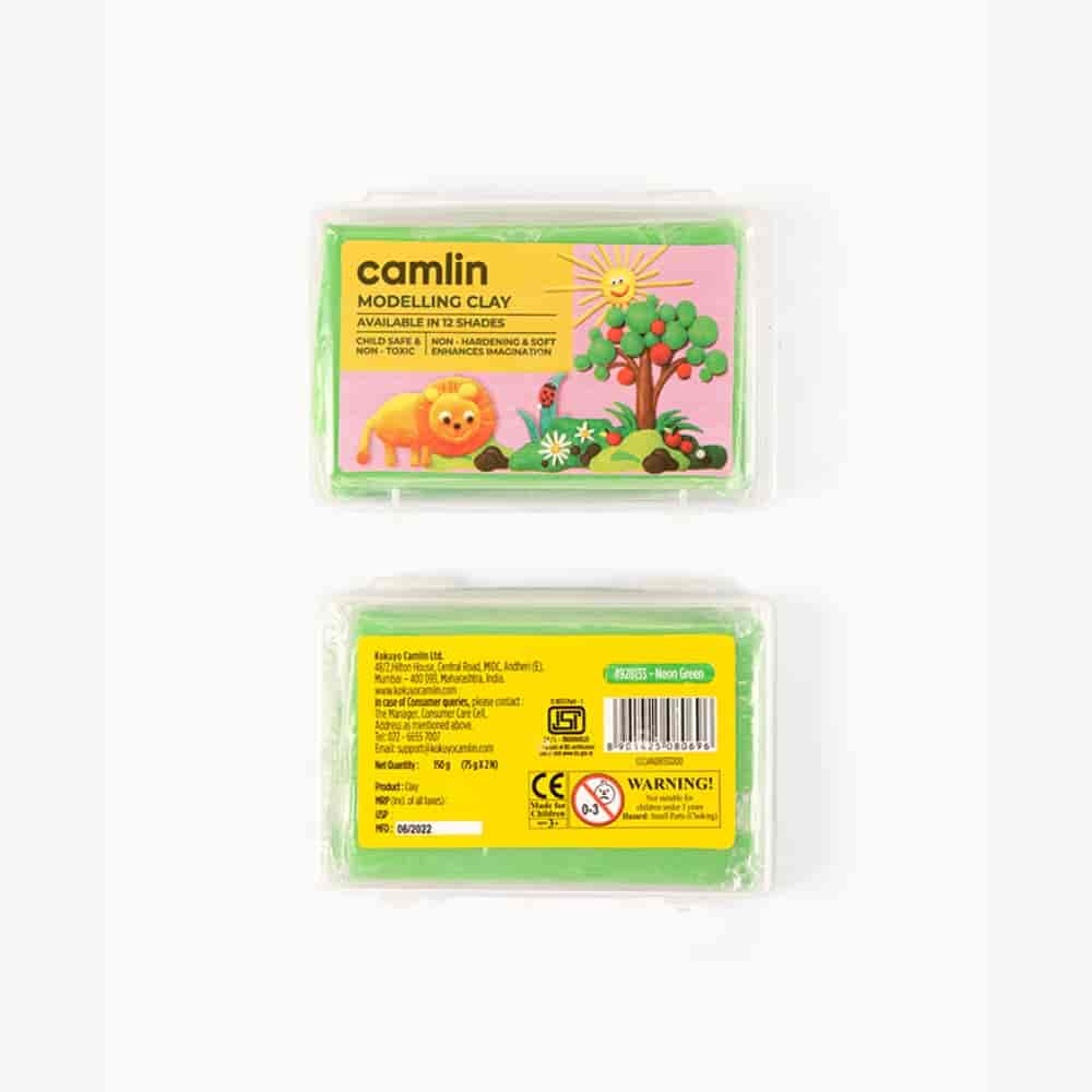 Camlin Modelling Clay 150 g Neon Green