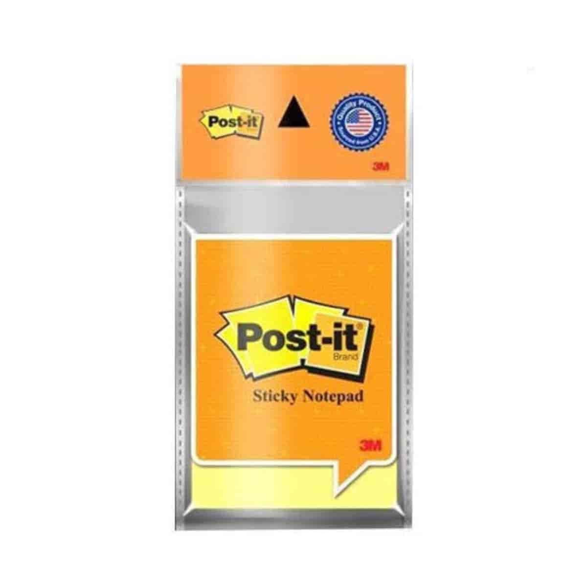 3M Post It Yellow Notes 2InchX3Inch 100 Sheets