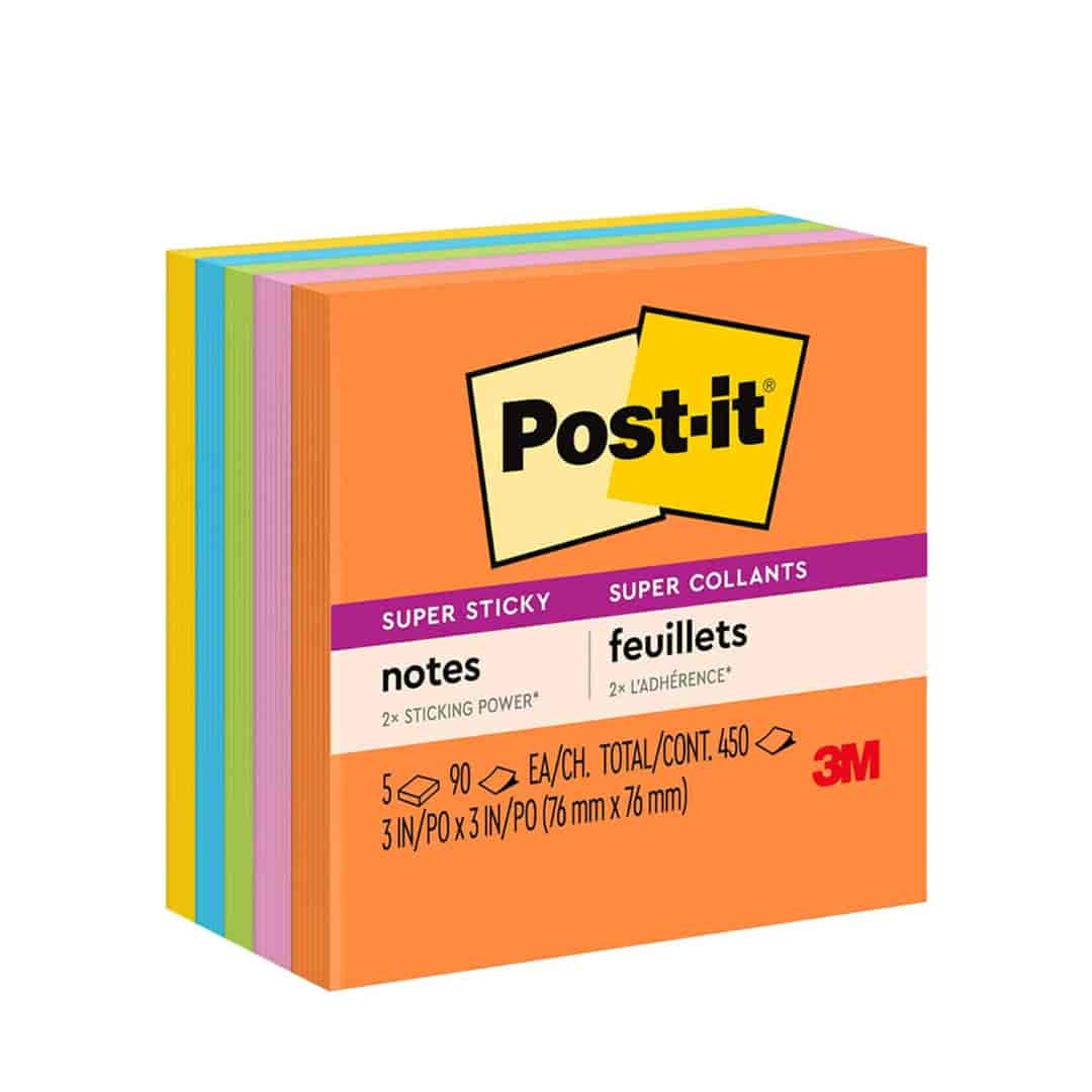 3M Post It Sticky Notes 3InchX3Inch 90 Sheets