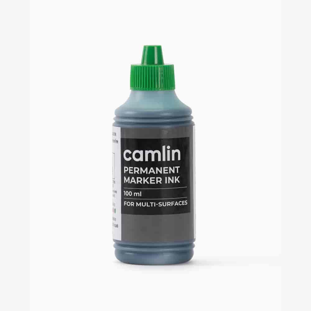 Camlin Permanent Marker Ink Green 100 ml