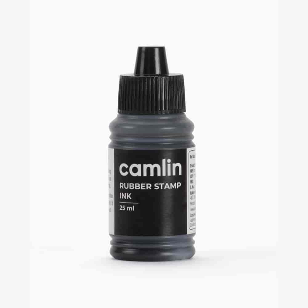 Camlin Rubber Stamp Ink Black 25ml