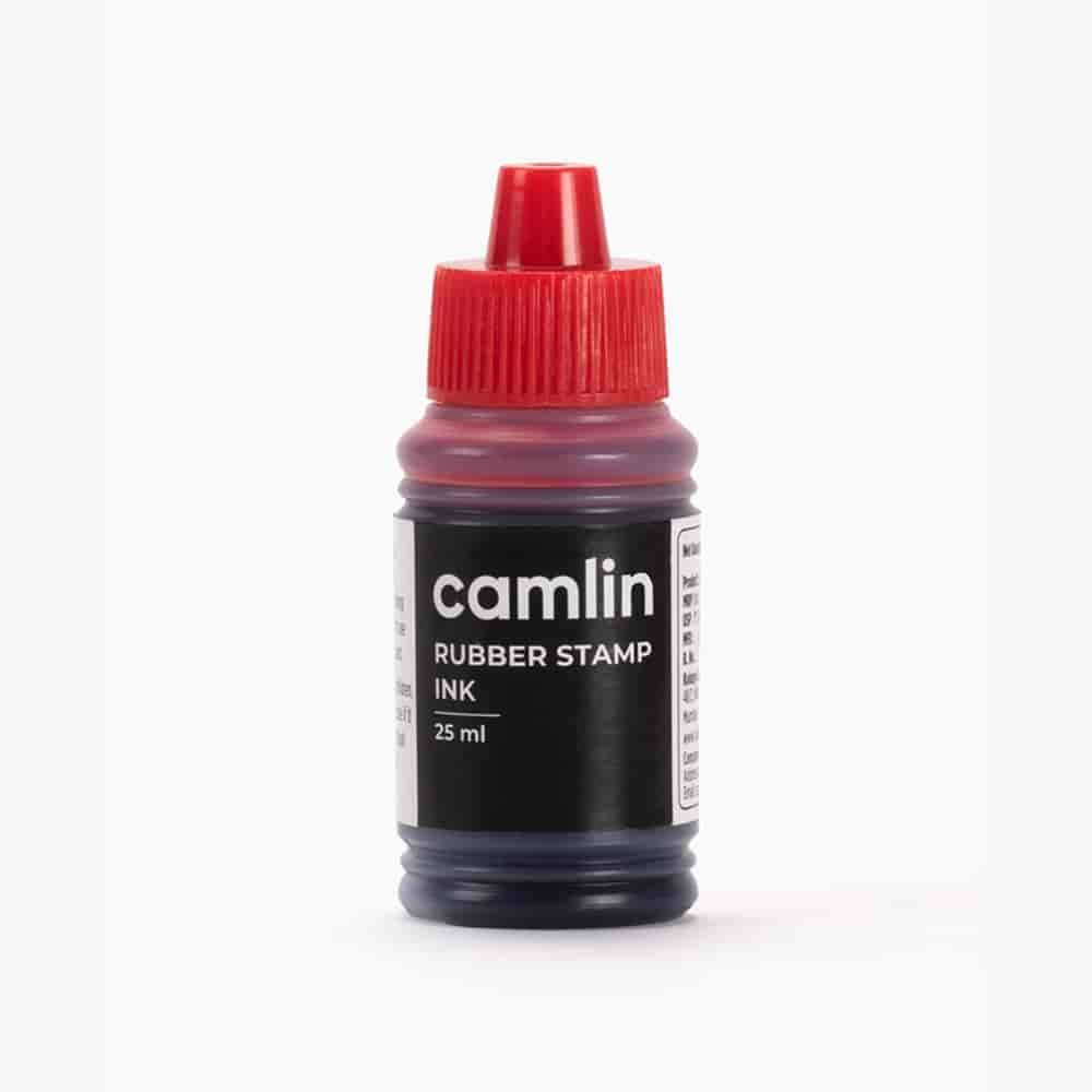 Camlin Rubber Stamp Ink Red 25ml