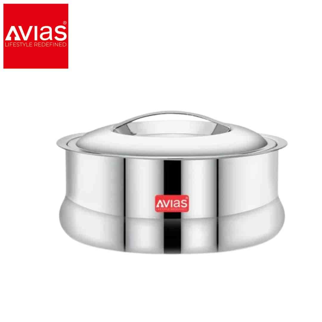 Avias Ruby Press Lid Casserole 2500Ml � Stainless Steel