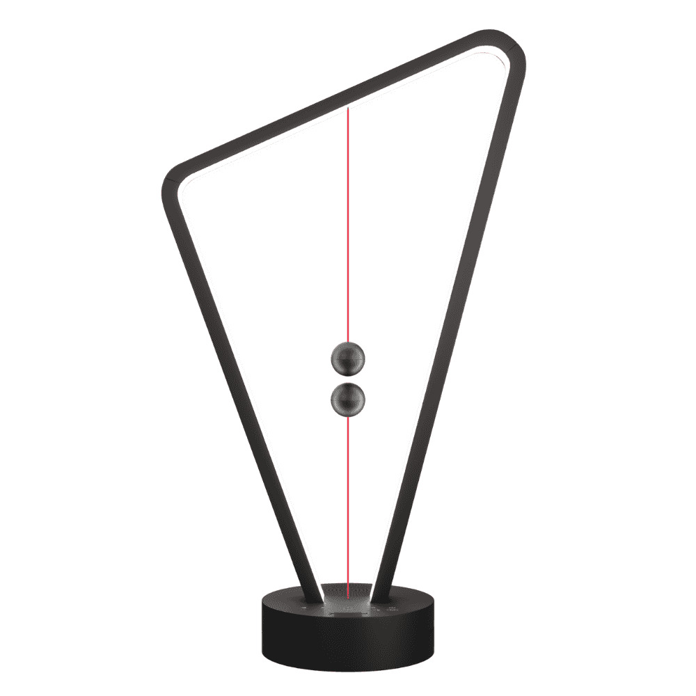 Xech Asymmetrix II Anti Gravity Magnetic Lamp Black