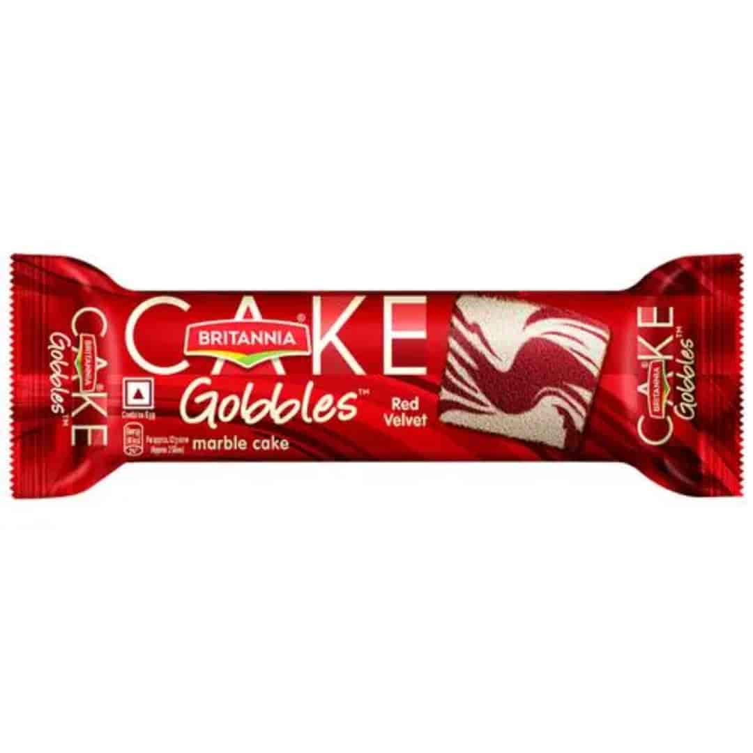 Britannia Gobbles Marble Cake - Red Velvet 30G