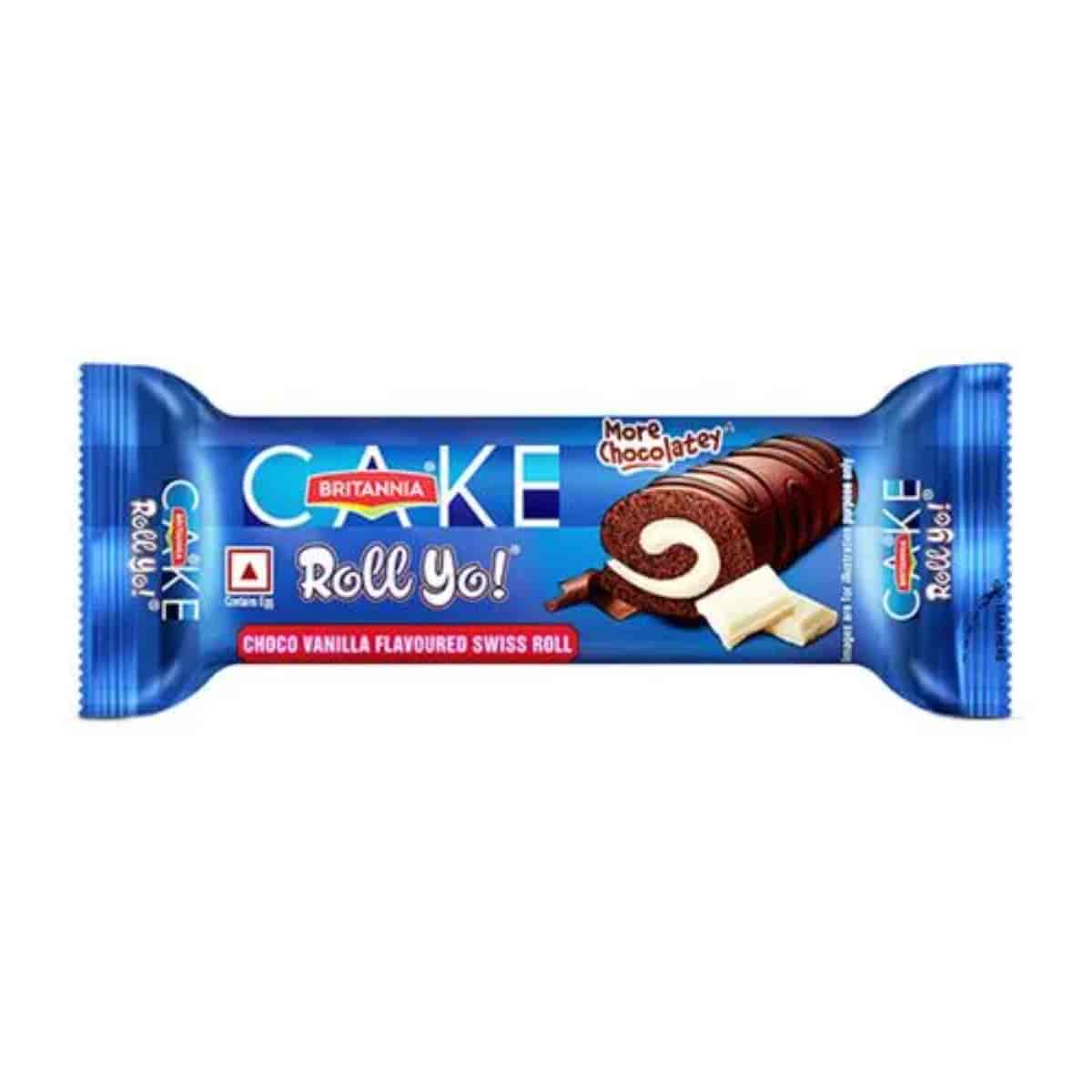 Britannia Cake Choco Vanilla Swiss Roll