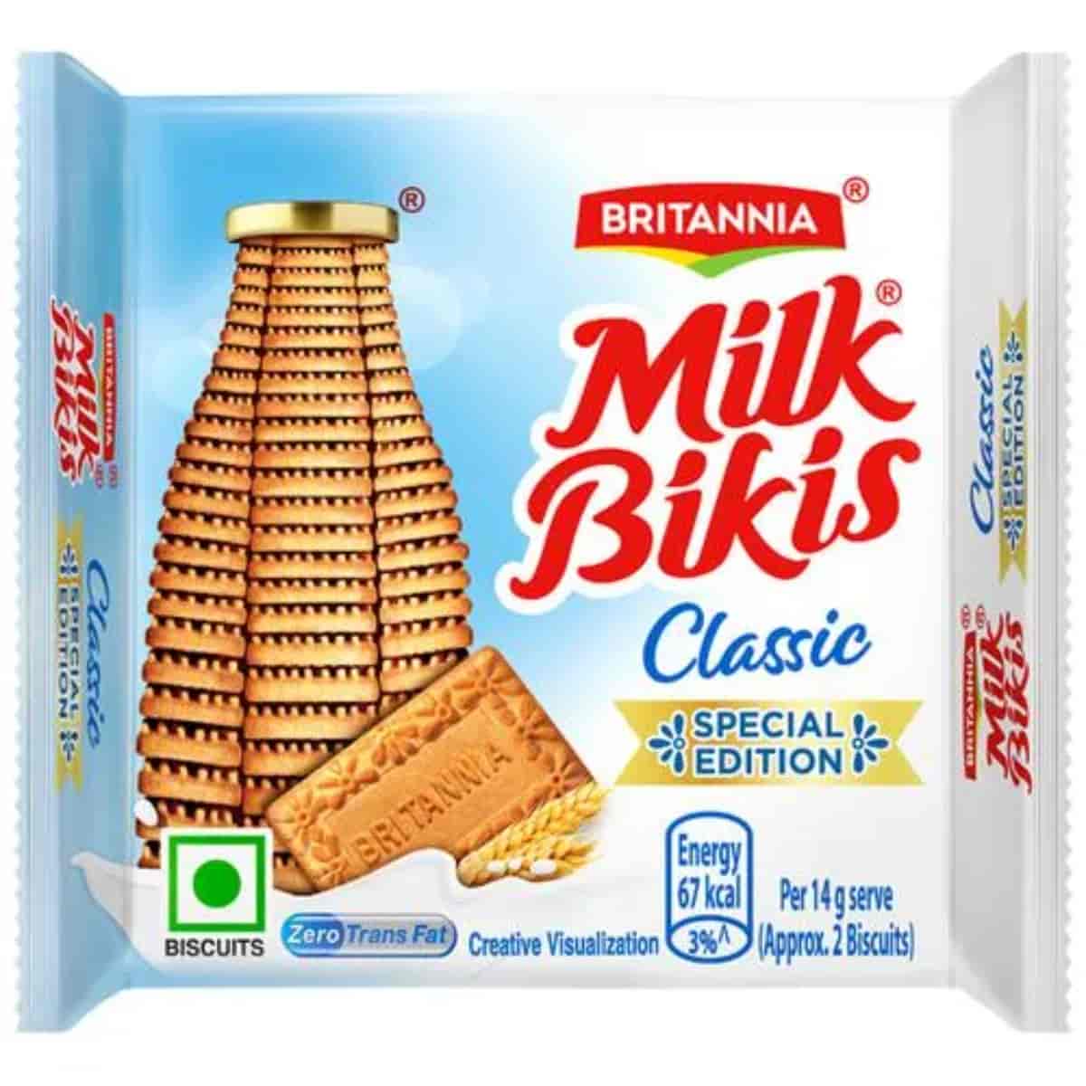 Britannia Milk Bikis Classic Biscuit 57.5