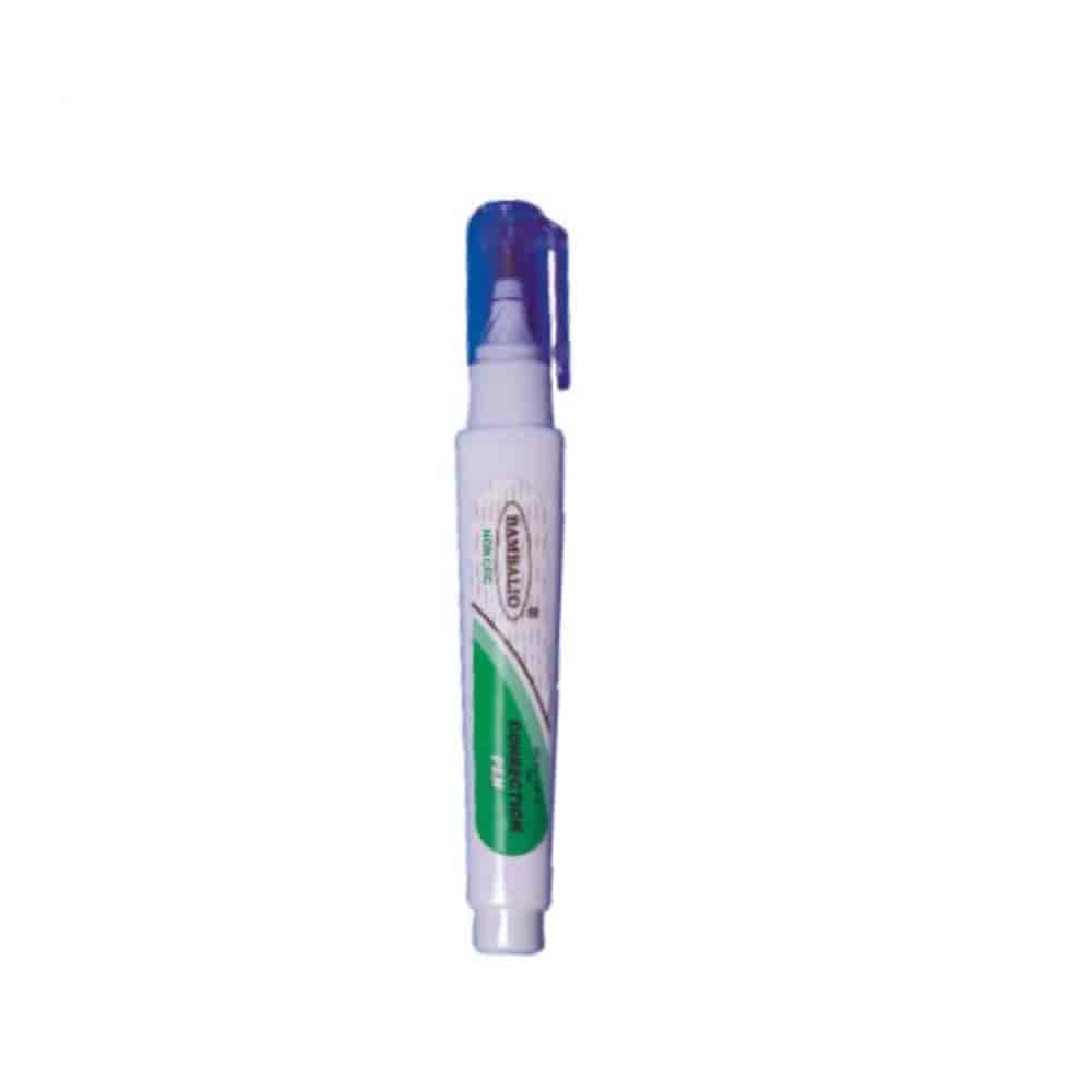 Bambalio Correction Pen White Body with Metal Tip 12