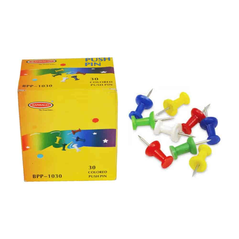 Bambalio Push Pins 30 Colour