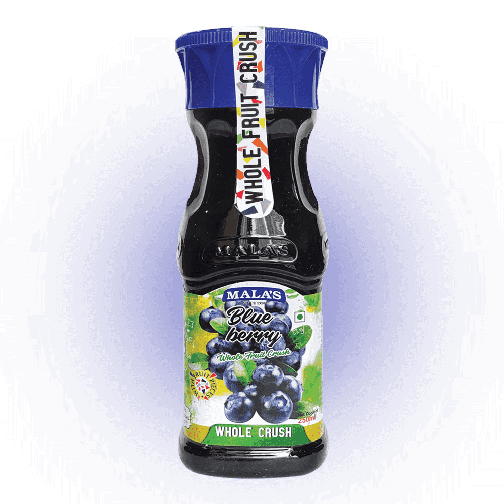 Mala'S Blueberry Whole Crush 250Ml Pet Bottle