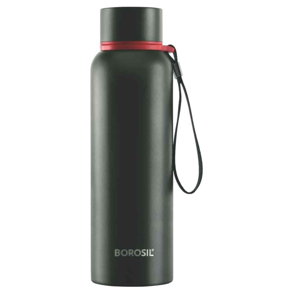 Borosil Ht Vac Flask Water Bottle 700Ml Green