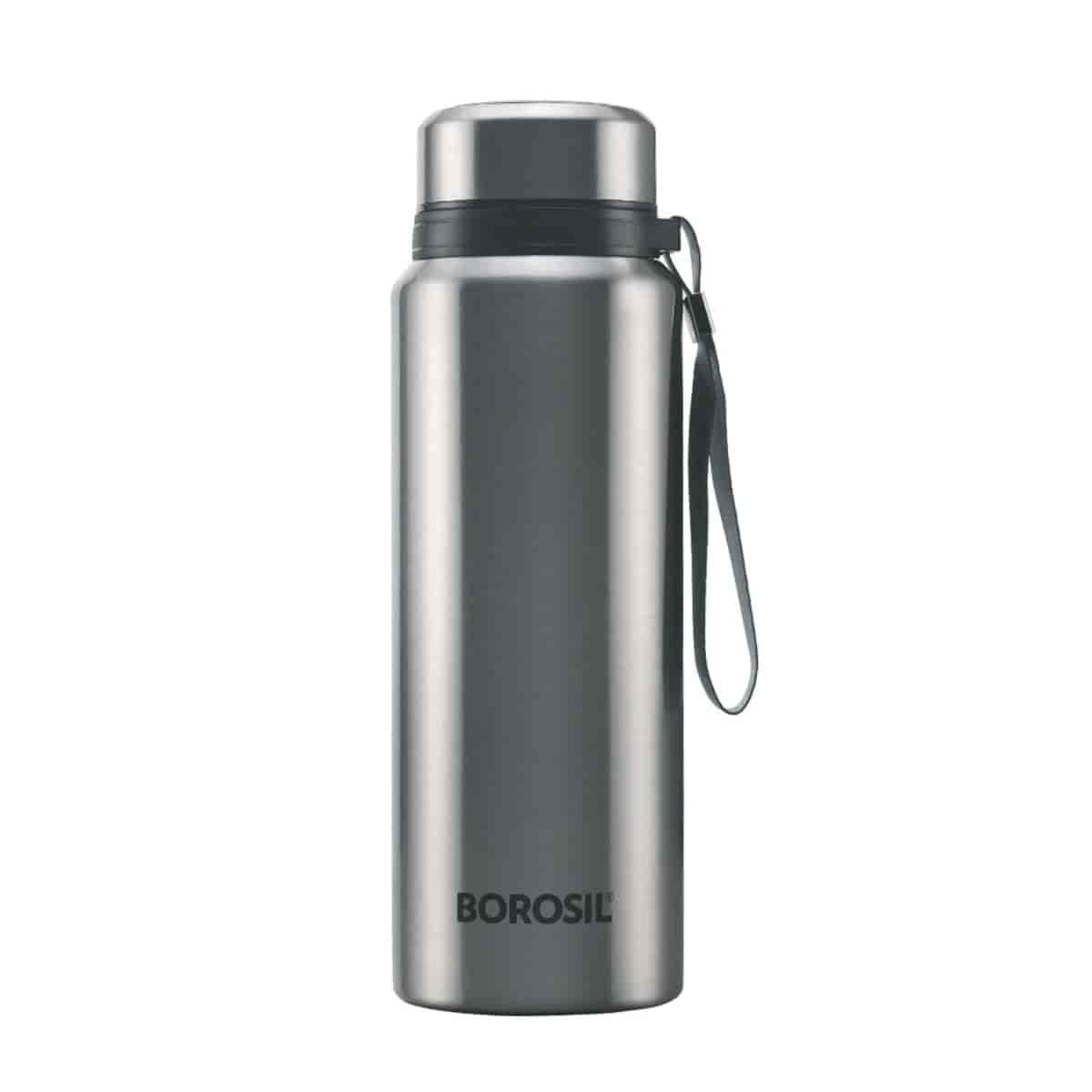 Borosil Hydra Natural Stainless Steel Bottle 750Ml