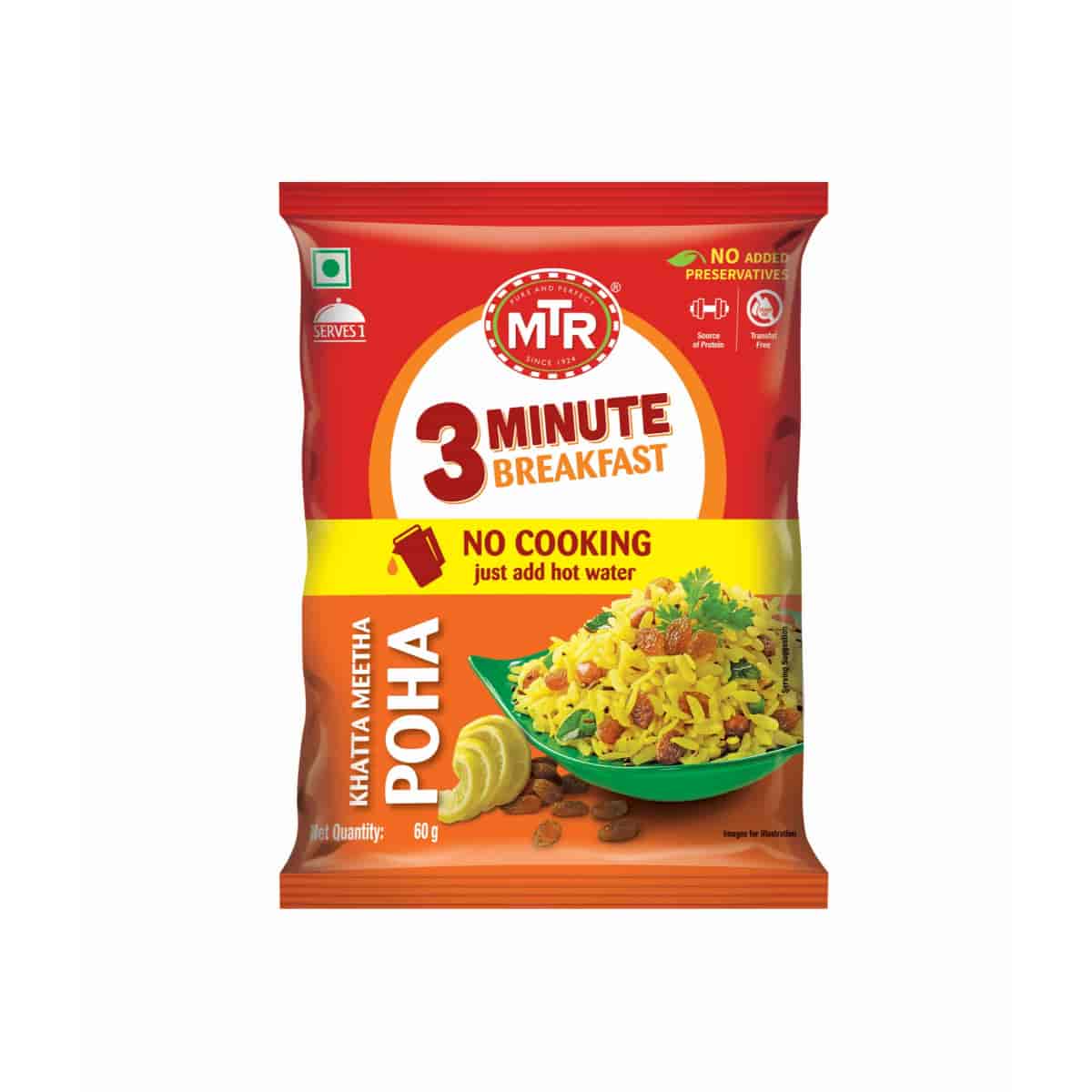 MTR Instant Khatta Meetha Poha 60g