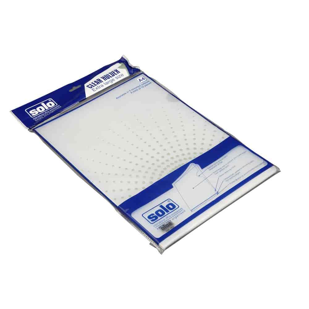 Solo Clear Holder - A4 10 pockets Pack of 10