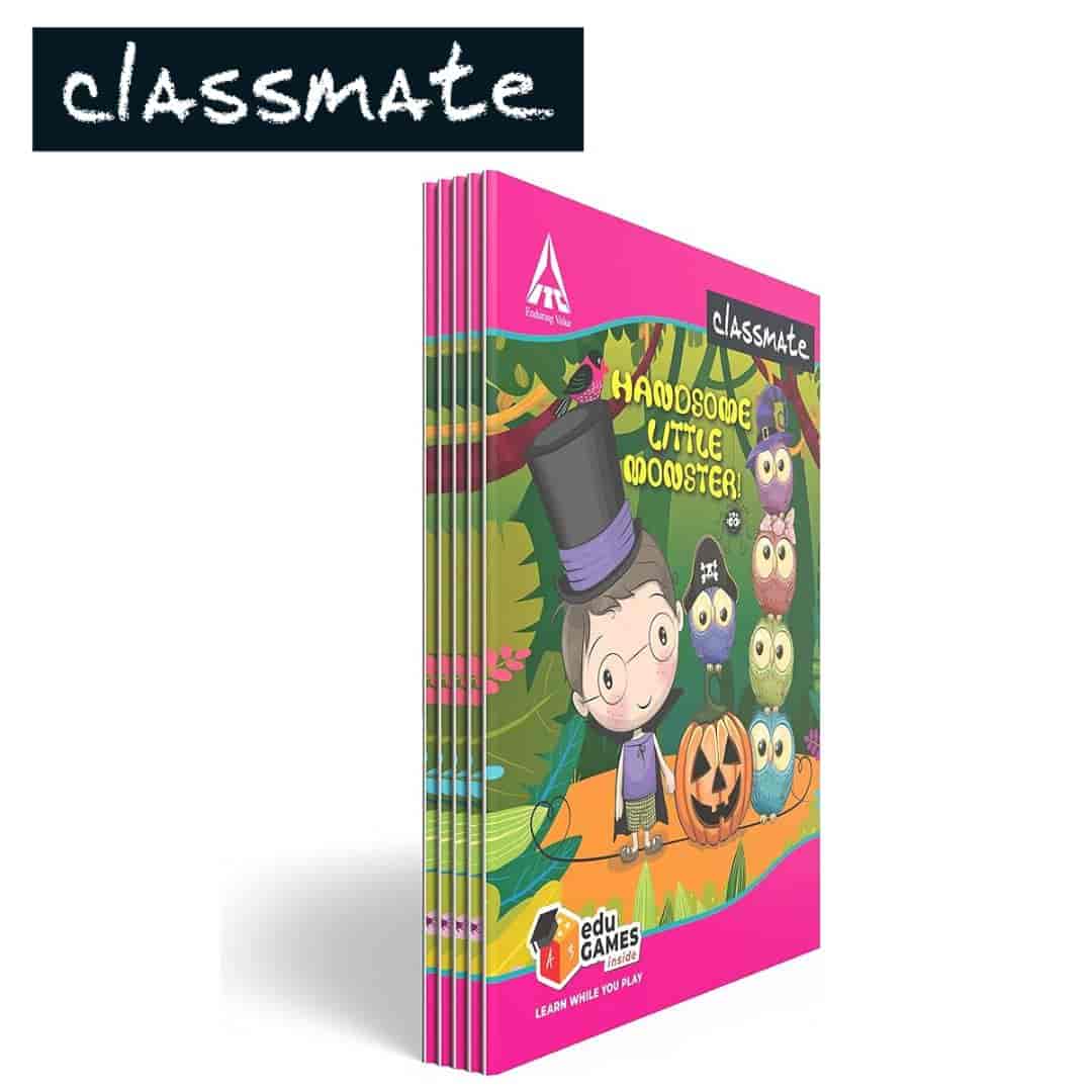 Classmate Hard Bounded Single Line Note Book 76Pg (190X155mm)