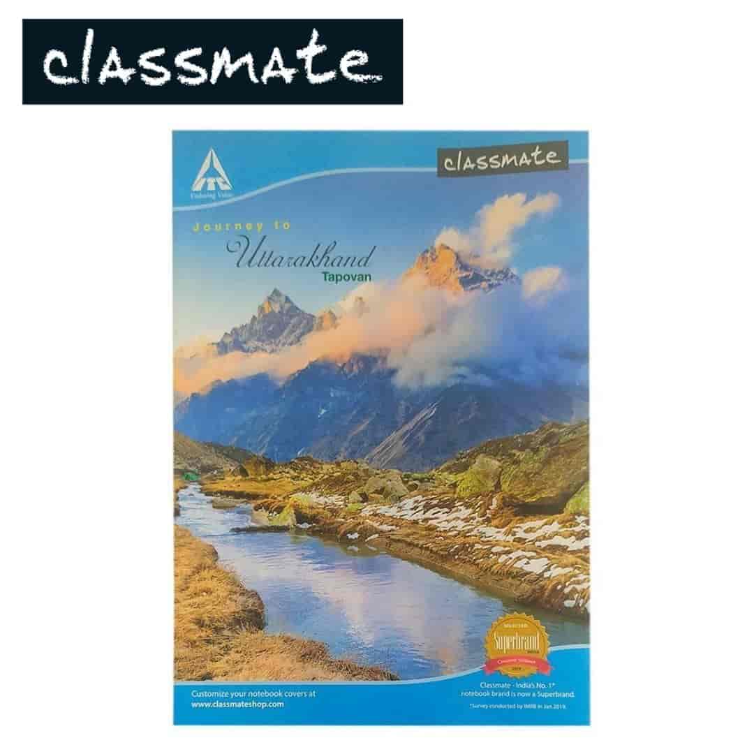 Classmate Soft Bounded Unruled Note Book 96Pg (210X170mm)