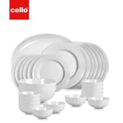 Enhance Your Dining Experience with Cello Feather Ds 27Pc - Elegance Dinnerware Set: Stylish and Functional Design