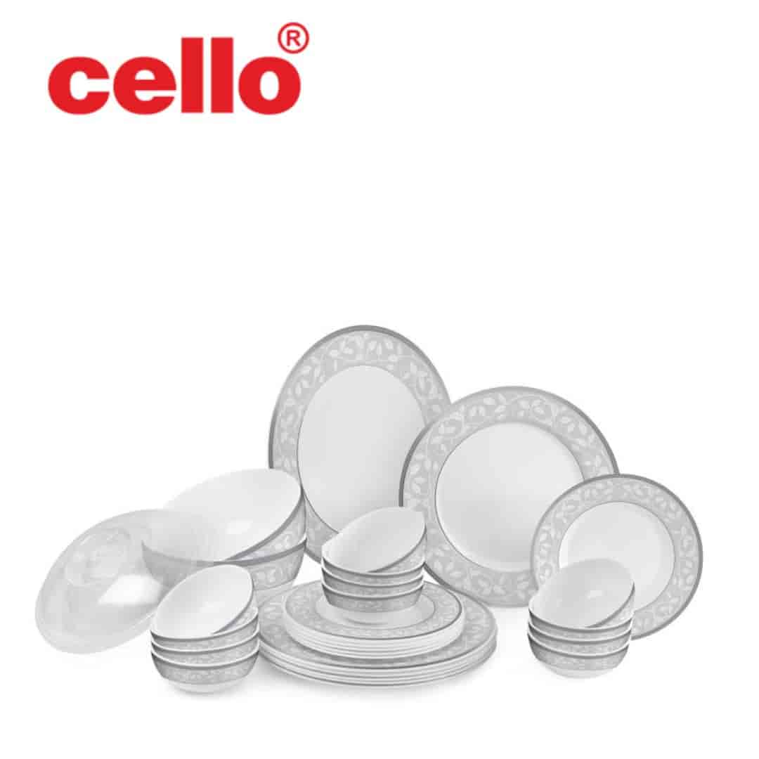 Everyday Essentials: Cello Ariana 29-Piece Dinner Set (Sterling Silver)