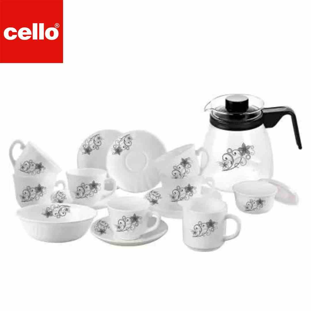 Cello Imp High Tea Set 17 Pc - Camber Black