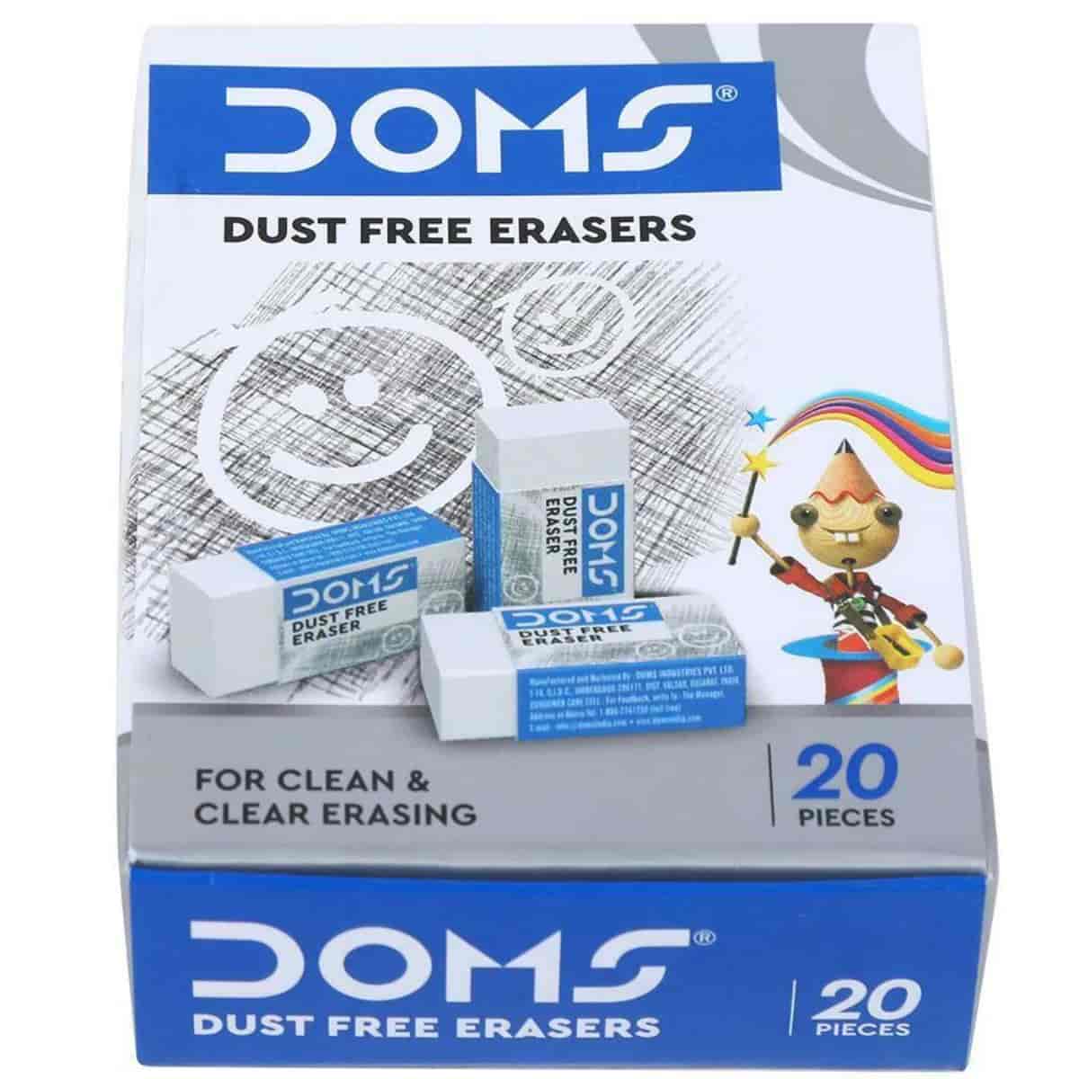 Doms Eraser Pack Of 20