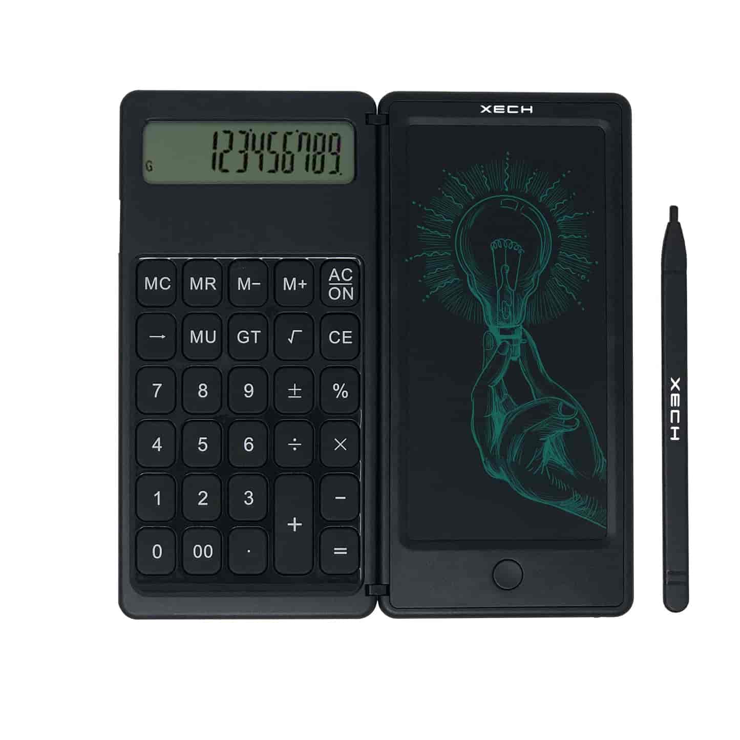 Xech Digi Fold Calculator With A Writing Pad