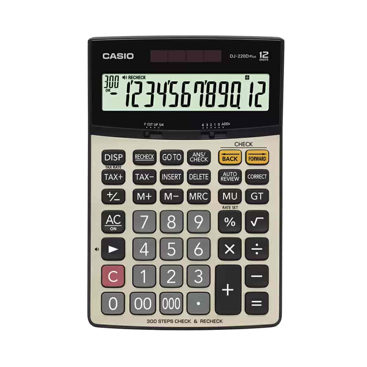 Casio DJ-220D Plus Premium Desktop 14 Digit Bigger Screen Calculator