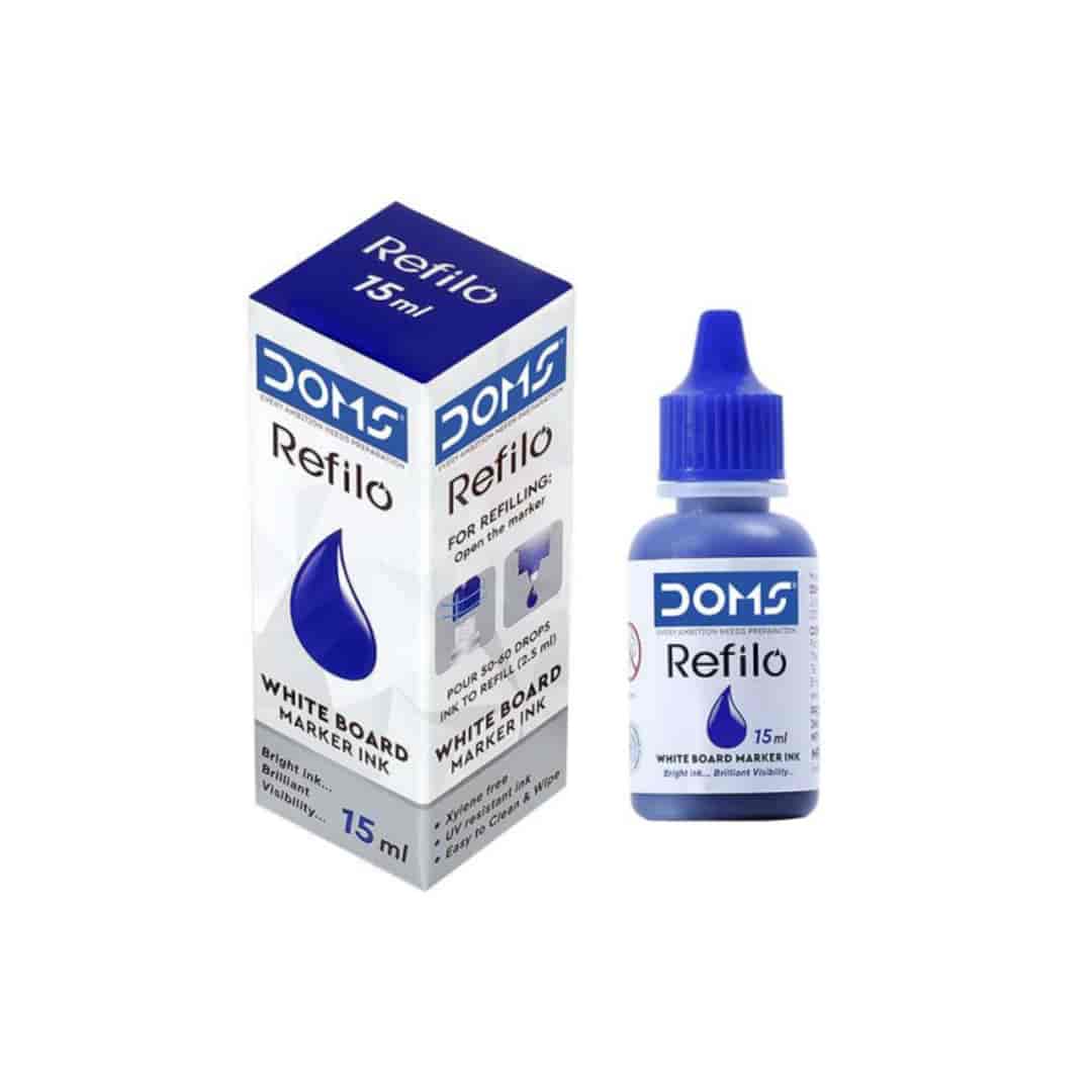 DOMS White Board Marker Ink 15Ml Blue