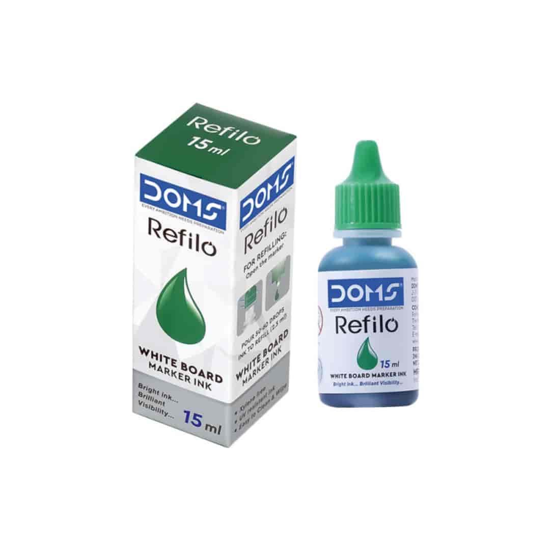 DOMS White Board Marker Ink 15Ml Green