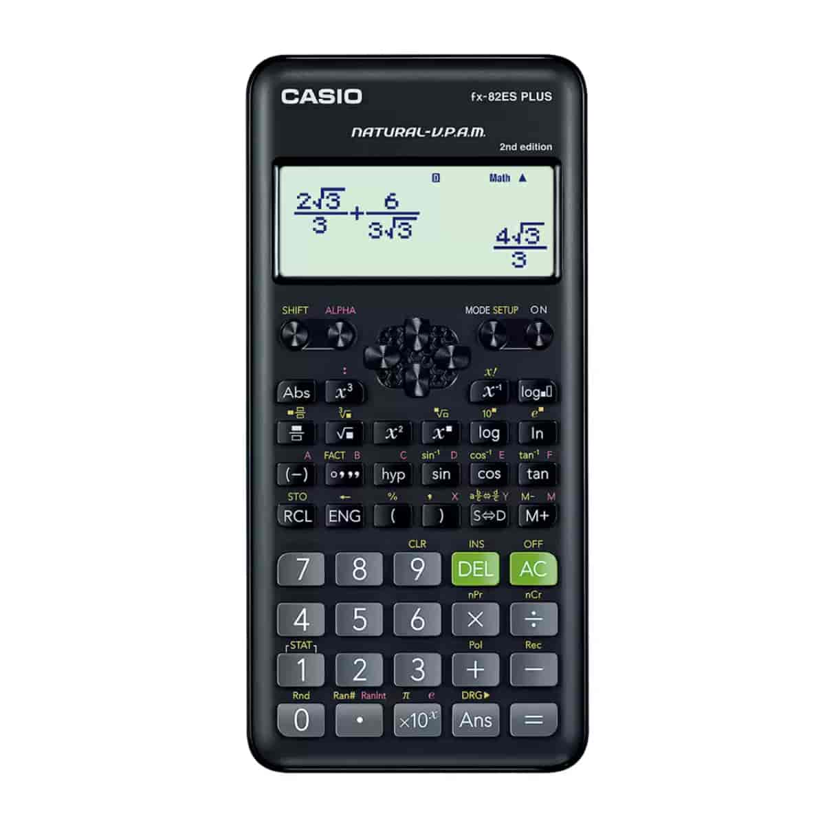 Casio FX-82ES Plus 2nd Edition - Non-Programmable Scientific Calculator