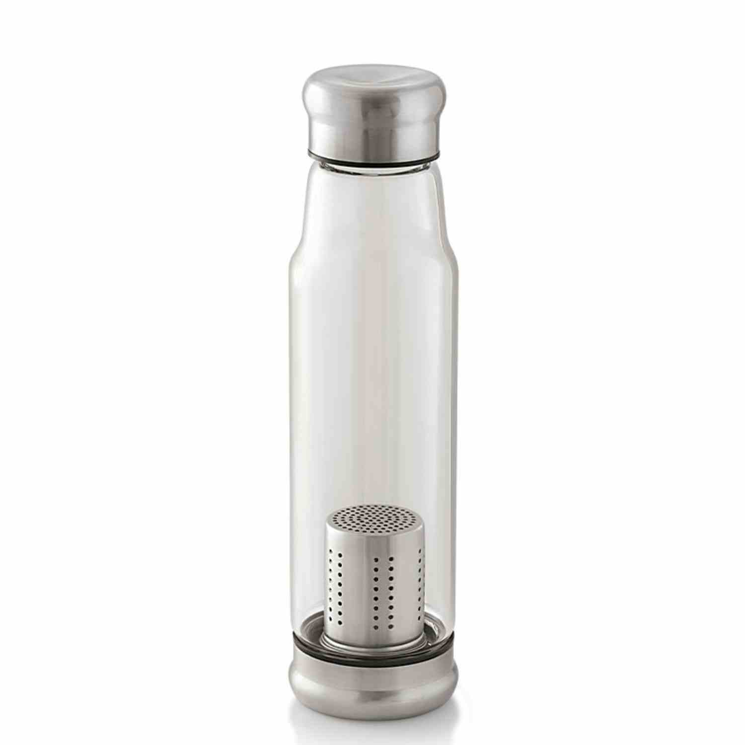 Behome My Marino Glass  Bottle Capacity 550Ml Silver