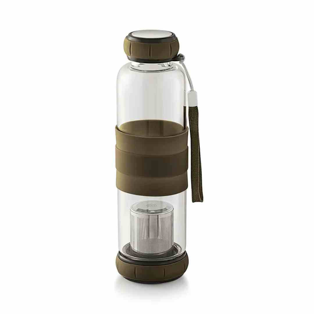 Behome Fiona Glass  Bottle Capacity 550Ml Brown