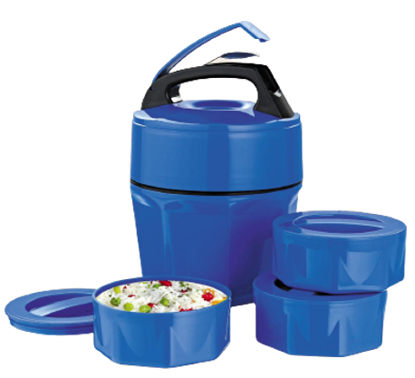 Octomeal Lunch Box 3 Containers (Plastic)