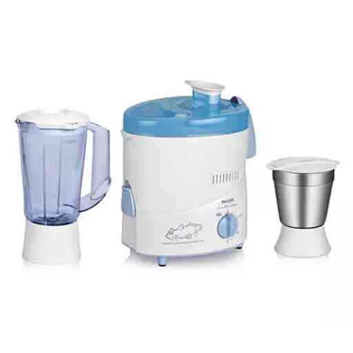 Philips HL1631/00 500W Juicer Mixer Grinder (2 Jars, Blue)