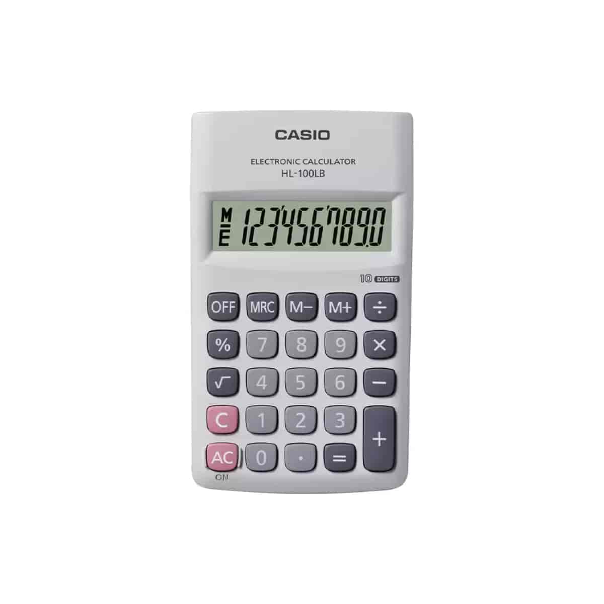 Casio HL-100LB 10 Digit Portable Calculator