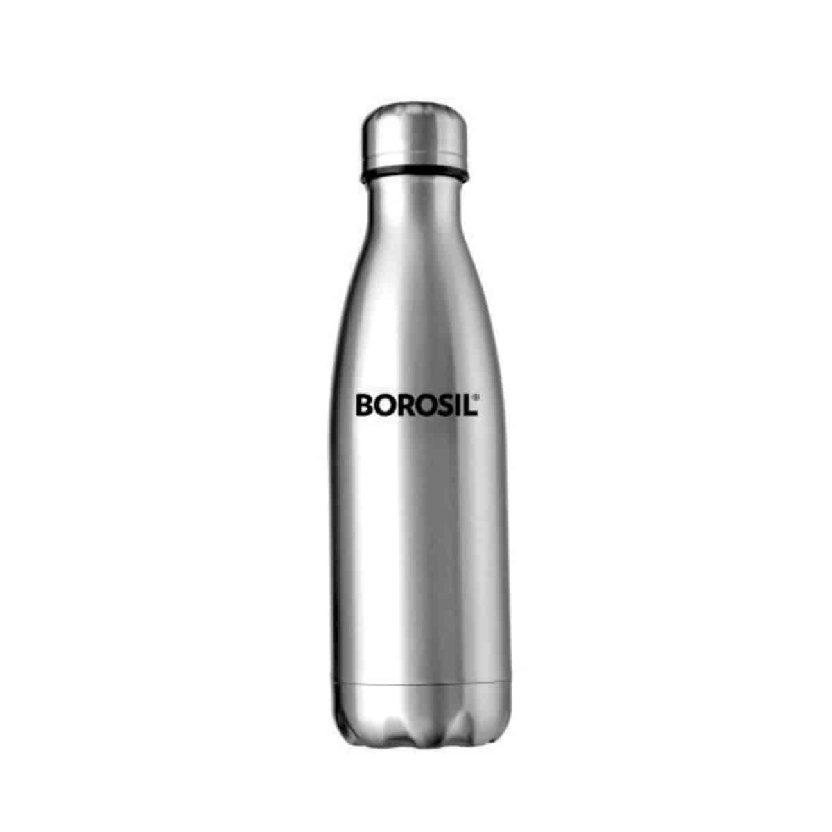 Borosil Ss Hd Flask Water Bottle, 500Ml