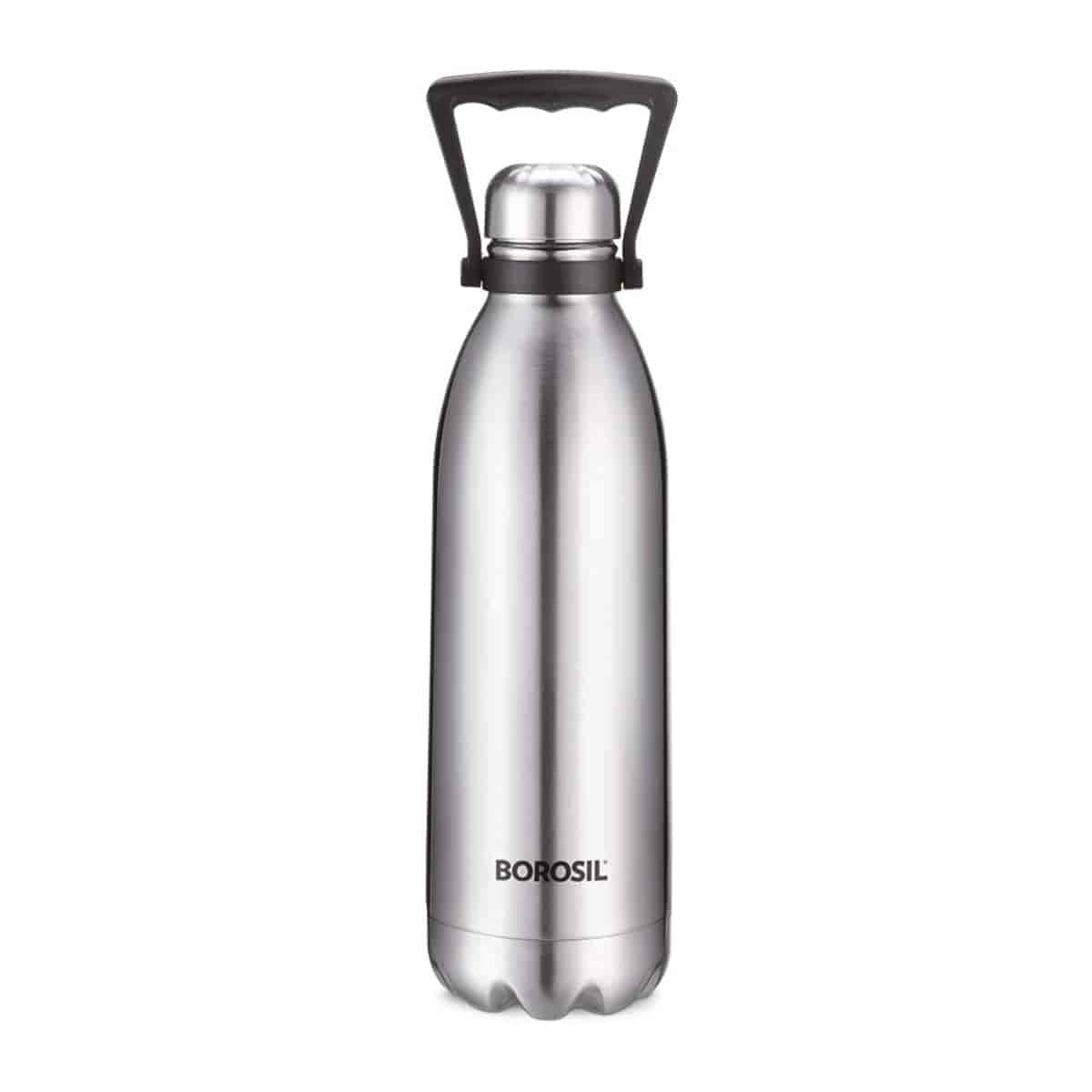 Borosil Bolt Handle Water Bottle 1.5L