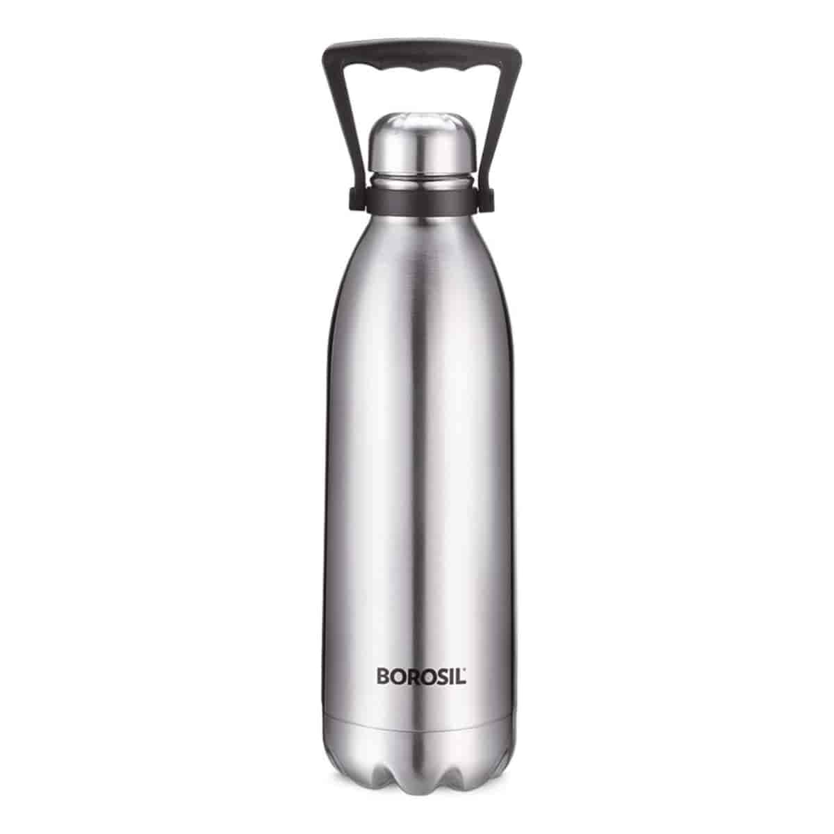 Borosil Bolt Handle Water Bottle 1.8L