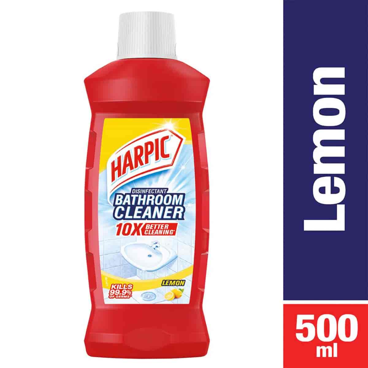 Harpic Disinfectant Bathroom Cleaner Liquid Lemon 500 ml