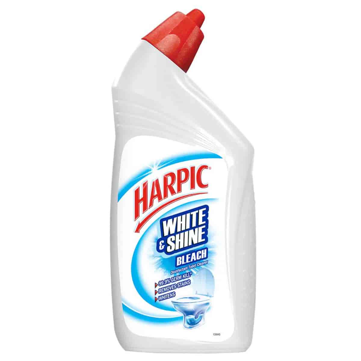 Harpic White and Shine Disinfectant Toilet Cleaner Bleach 500ml