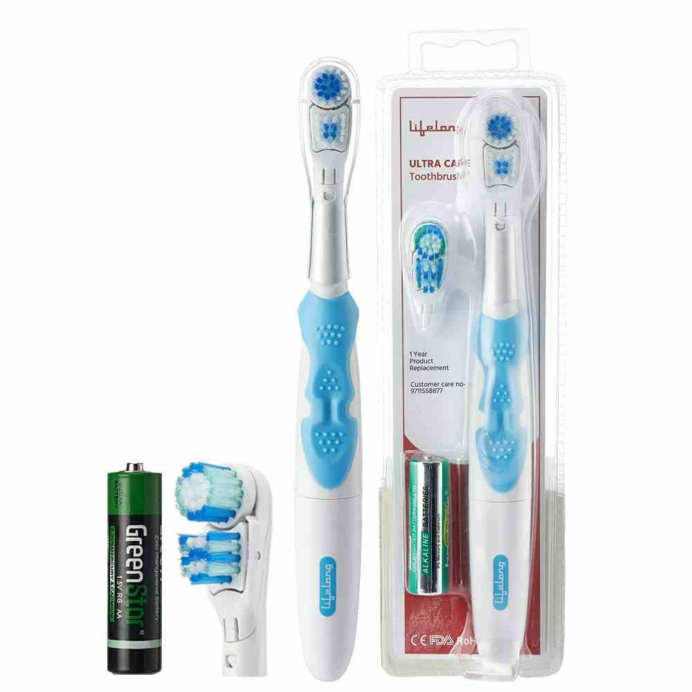 Lifelong Battery Operated Toothbrush for adults