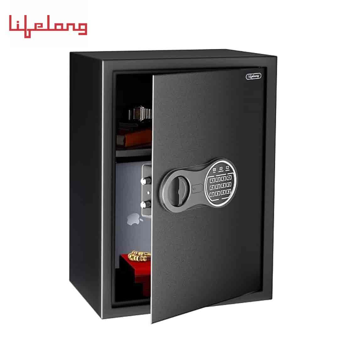 Lifelong Locker for Home & Office 56L - Digital Safe for Security with Electronic Keypad- Safety for Jewellery, Money & other valuables - Tijori Box (1 Year Manufacturer's Warranty, Black)