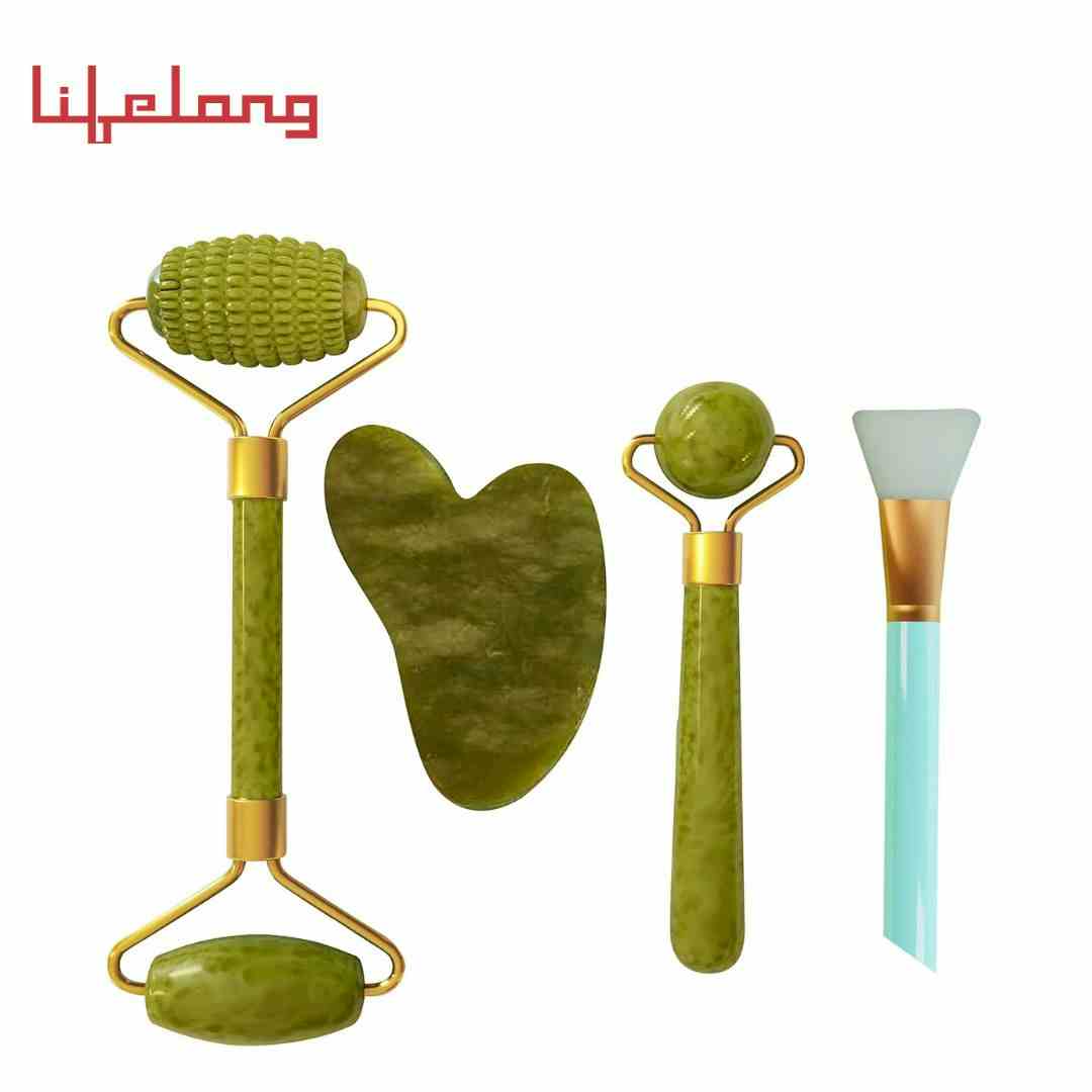 Lifelong LLM540 Manual Jade Roller & Gua Sha Set