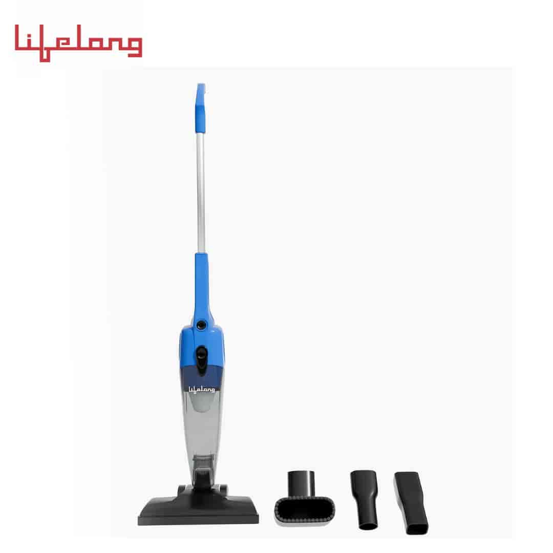 Lifelong 800 W Upright Vacuum Cleaner, 2-in-1, Includes Multiple Accessories|Handheld & Stick for Home and Office Use (Black & Blue, 1 Year Manufacturer�s Warranty, LLVC920)