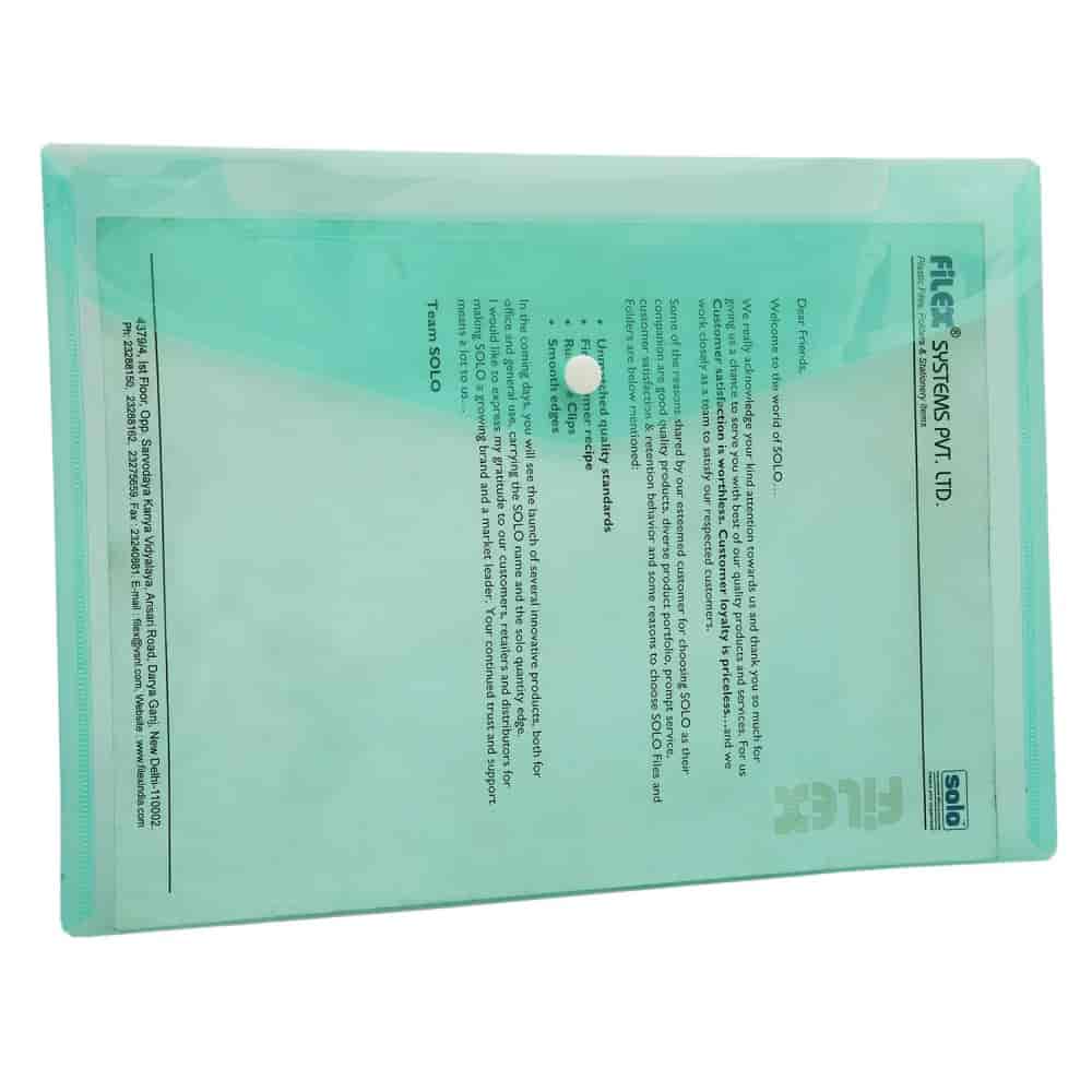 Solo My Clear Bag A4 Pack of 10