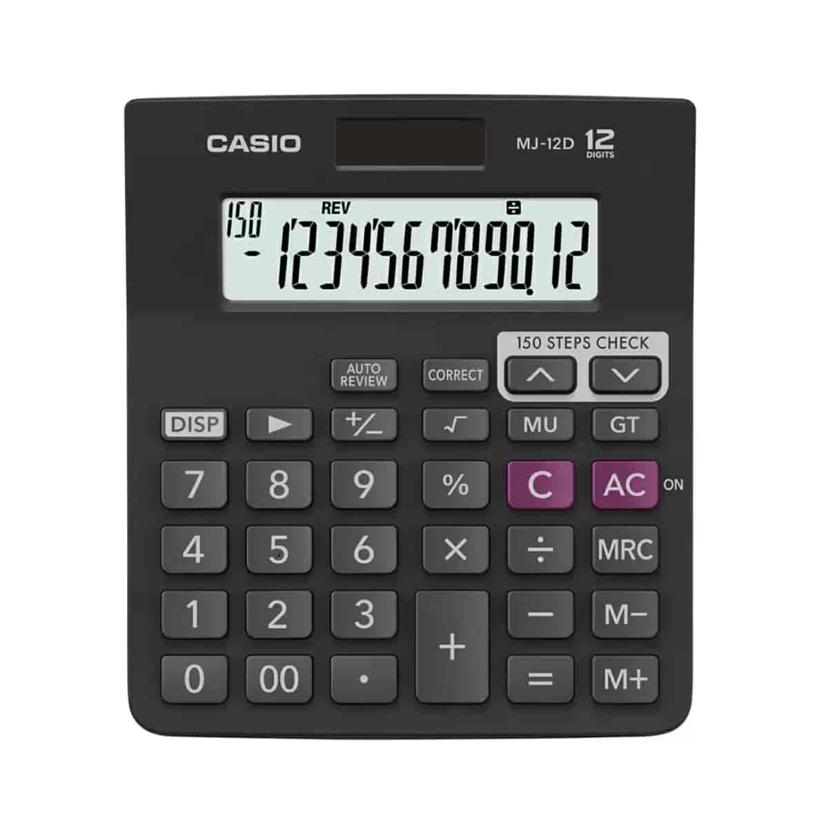 Casio MJ-12D 150 Steps Check and Correct Desktop Calculator