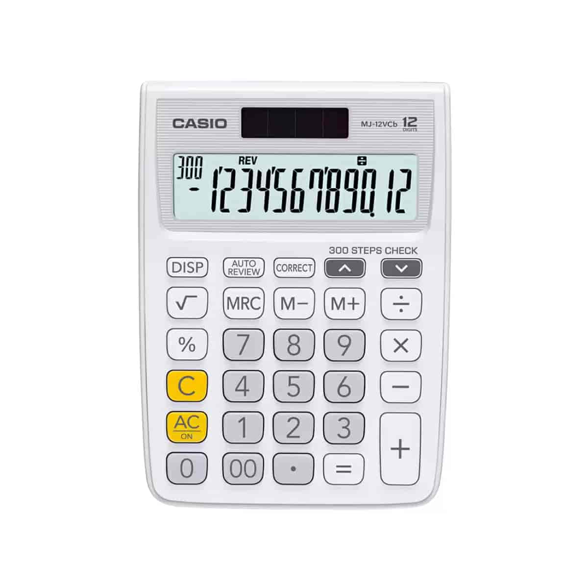 Casio MJ-12VCB 300 Steps Colourful Desktop Calculator