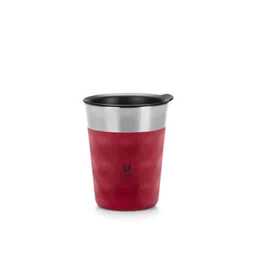 Vaya Stainless Steel Pop Cup without Hole - Red