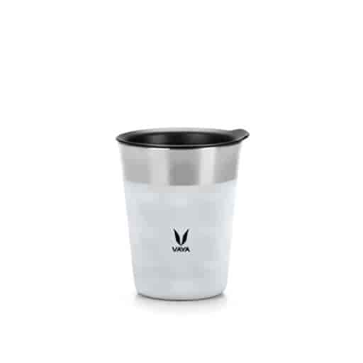 Vaya Stainless Steel Pop Cup without Hole - Cool Grey